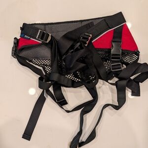 Red and Black Dog Harness